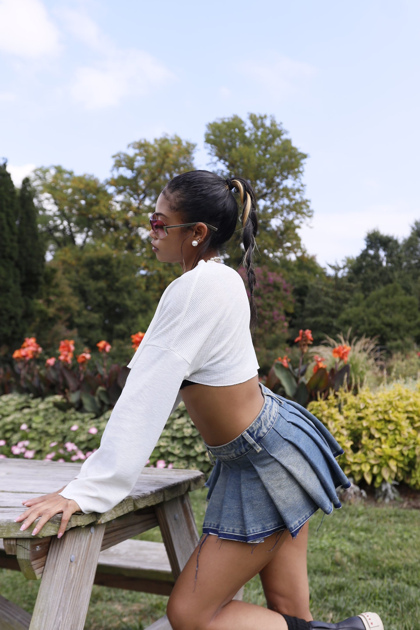 Denim Girl Mini Skirt